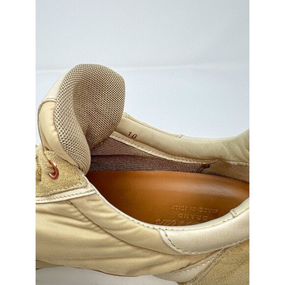 Good Man Brand Triumph Mens Shoes Brown Suede Trainer Sneakers Low Top US 10 - Picture 3 of 12